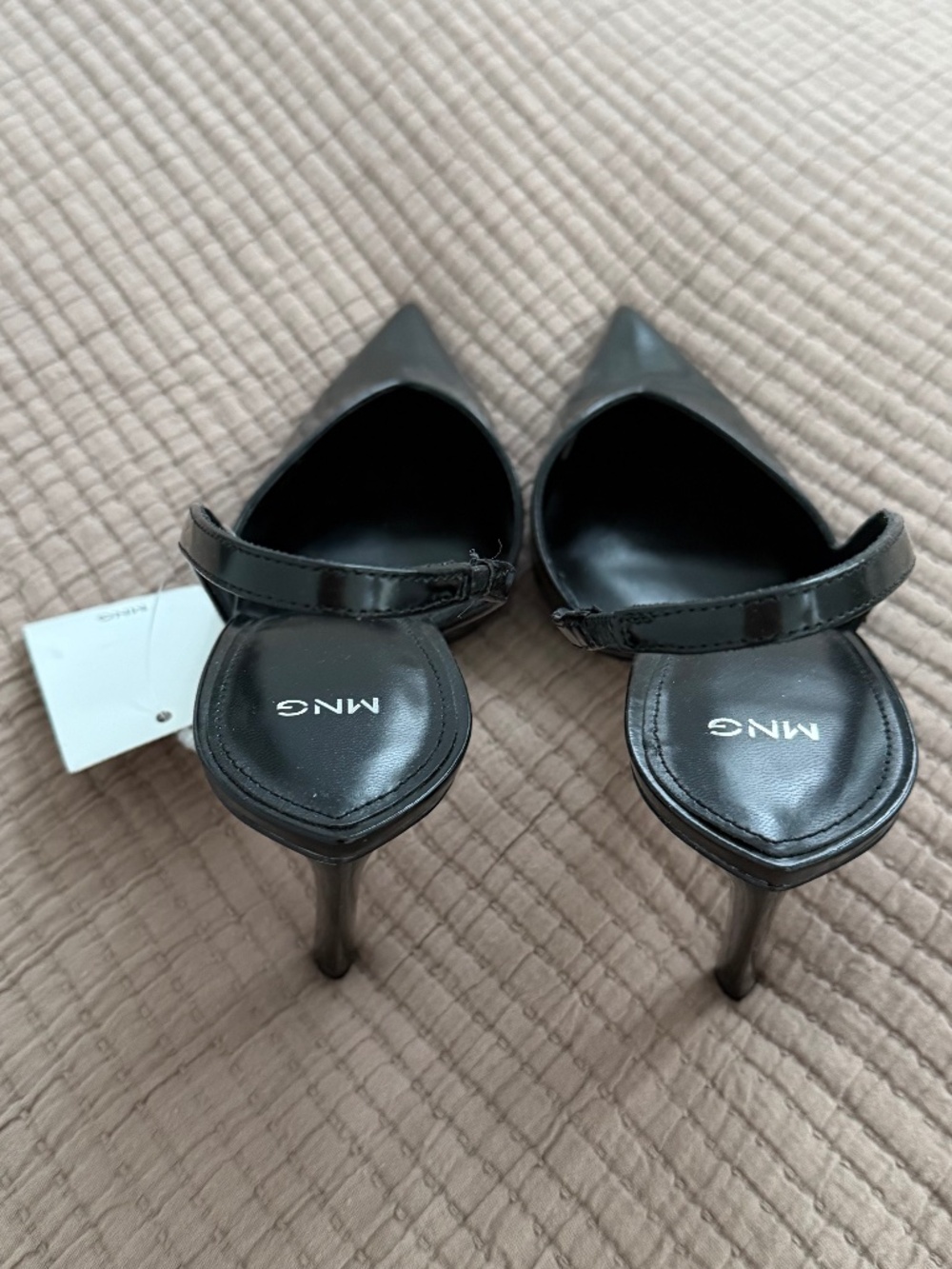 NWT - Black Mango Sling Backs - Picture 3 of 7